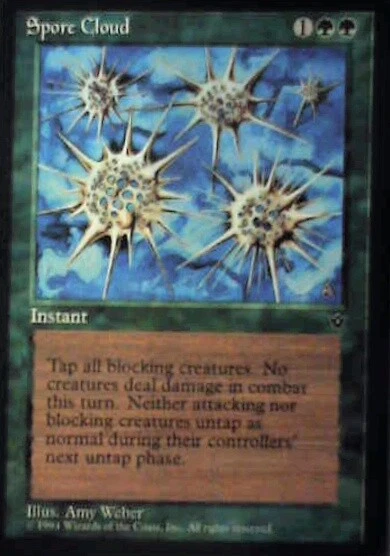 Spore Cloud (Weber) - Fallen Empires: #72c, Magic: The Gathering Nm R100 - Image 1 of 1