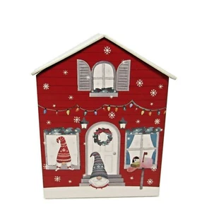 Punch Studio Christmas Elf House Box Iridiscente Blanco Brillo Tapa 87756 - Imagen 1 de 6