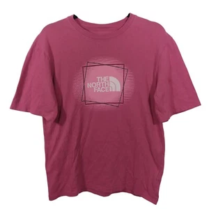 The North Face Mens T Shirt Size M Pink Short Sleeve Casual Shirt - Picture 1 of 7