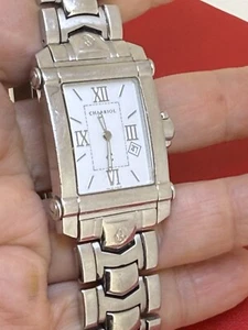 Authentic Philippe Charriol Columbus Men’s Stainless Steel Quartz Swiss Watch - Picture 1 of 16