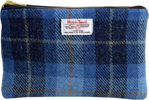 Vagabond Bags Harris Tweed Check Toiletry Bag - Picture 1 of 1