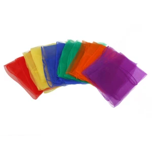 12 Pcs Wrist Band Scarf Hair Scarf Silk Square Silk Scarf Waist Band Scarf - Picture 1 of 12