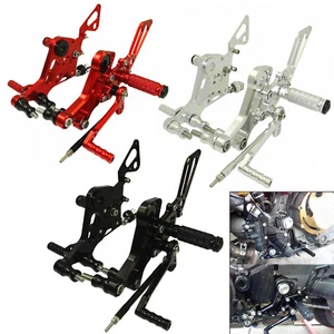 Adjustable Rearset Footrests Footpeg For DUCATI Monster 800 1000 S2R S4 S4R S4RS - Picture 1 of 17
