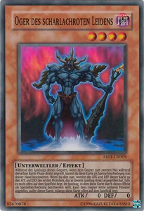 YU-GI-OH, OGER DES SCHARLACHROTEN LEIDENS, SR, ABPF-DE005, TOP - Bild 1 von 1