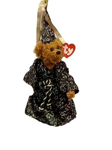 TY Attic Treasure MERWYN the Wizard bear 9" Jointed...NEW - Picture 1 of 4