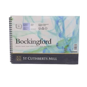Bockingford Watercolour Pad Spiral Bound Paper A4 Cold Press (NOT) - Picture 1 of 3