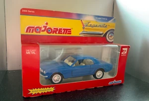 Majorette Legends 2400 series No. 2404 65 Blue Mustang Die Cast Car - Picture 1 of 6