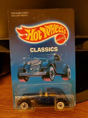 Caddy clásico Hot Wheels 1988 azul real clásico. Tarjeta sin perforar Foto 1 de 4
