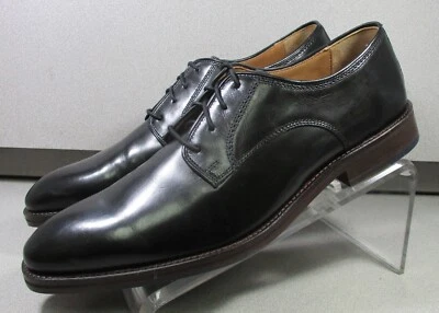 157931 MS50 MENS SHOE SIZE 11M BLACK LEATHER LACE UP JOHNSTON & MURPHY - Image 1 of 4