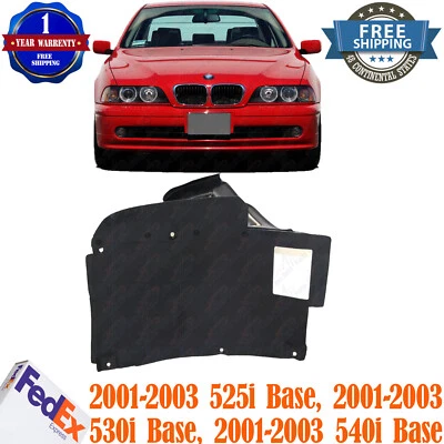 New Front Passenger Side Engine Splash Shield For 2001-2003 BMW 525i 530i 540i Foto 1 de 4