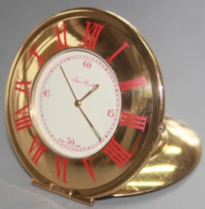 Jean Roulet Alarm Travel Clock Operational Pocket Watch - Picture 1 of 7