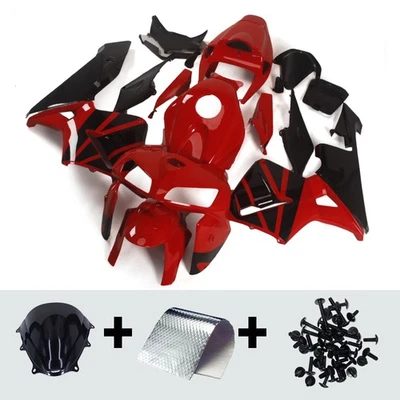 Red Black Fairing Kit For 2005 2006 Honda CBR600RR F5 05 06 Injection Bodywork - Image 1 of 4