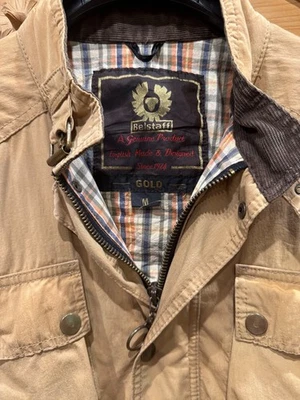 Belstaff Jacke GOLD,  sand, leicht, Sommer, Gr. M,  unisex, 4 Taschen,  gut - Bild 1 von 4