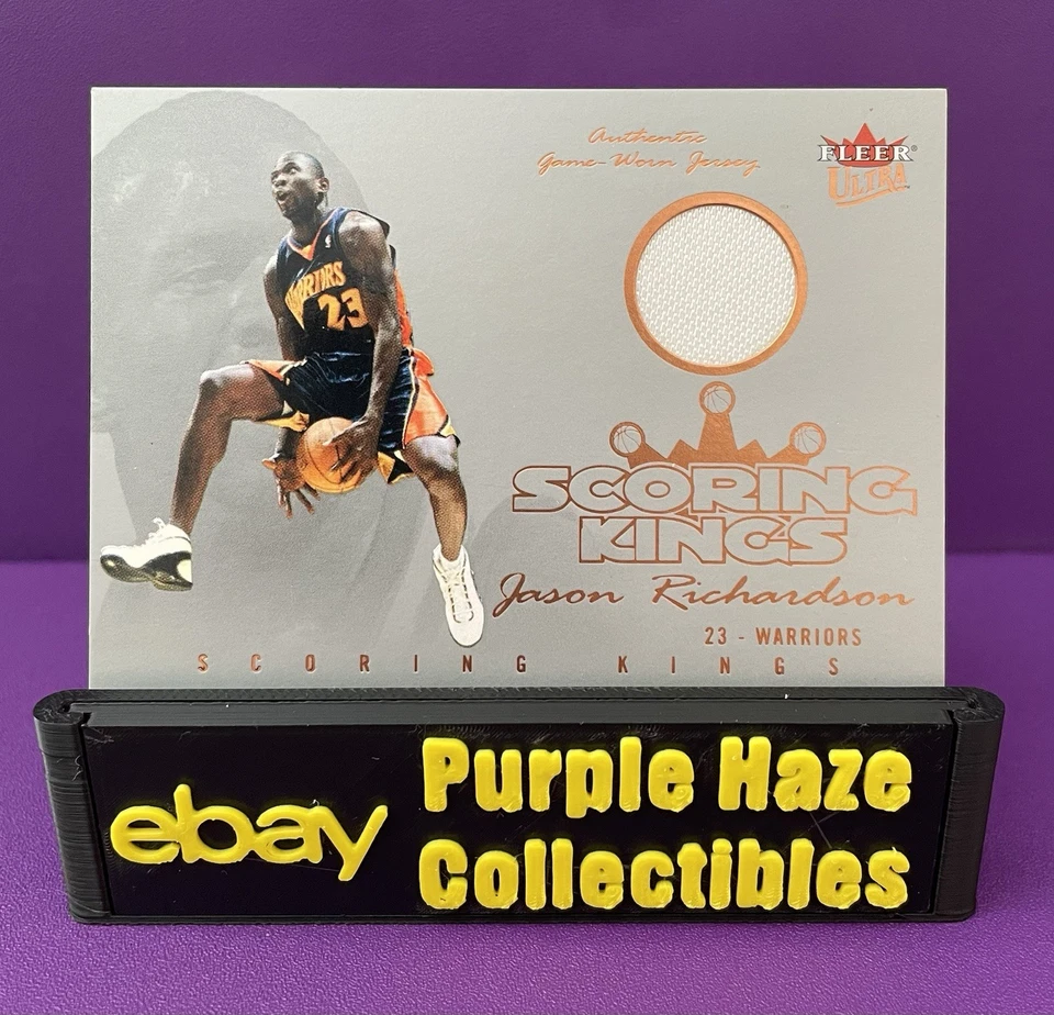 2004-05 Fleer Ultra Scoring Kings Jason Richardson Juego Usado Jersey Reliquia #SK/JR Foto 1 de 3