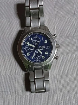 Seiko Chronograph Acciaio Titanio 200M  7T62-0AM0  Uomo Non Funzionante  - Immagine 1 di 4
