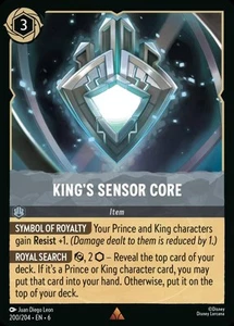 King's Sensor Core Foil (200) Azurite Sea Disney Lorcana - Imagen 1 de 1