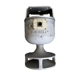 NEW Graham-White 373-011 Silver Electronic Locomotive Train Bell - Picture 1 of 5