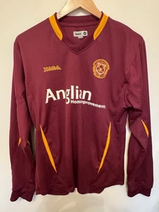 Motherwell Away football Shirt 2006/7 Burgundy Size Medium Vintage Rare Long Sl - Picture 1 of 5