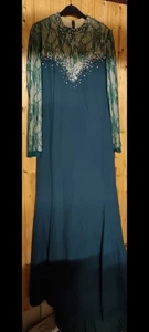 Abendkleid Hochzeit Größe 46 Grün/Türkis Neu mit Etikett Hochzeit - Bild 1 von 3