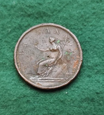 1806 George III One Penny Coin | Worn Grade FREEPOST - Image 1 of 2