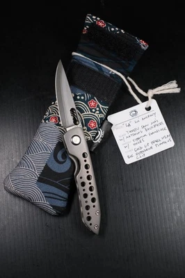 FOSTER SOCAL KNIVES CUSTOM HANDMADE LIL ANCHOVY RECON1 BRAND NEW - Image 1 of 4