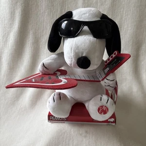 Peanuts Musical Rockstar Snoopy animiert 12 Zoll Plüsch Valentinstag SUPER SELTEN - Bild 1 von 8