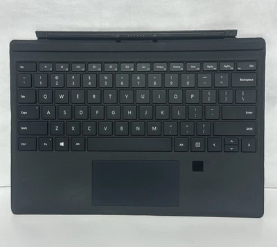 Cubierta tipo Microsoft Surface Pro 1755 negra identificación de huellas dactilares negra Foto 1 de 4