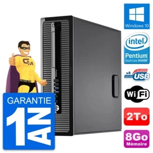 PC HP ProDesk 400 G1 SFF Intel G3220 RAM 8Go Disque Dur 2To Windows 10 Wifi - Imagen 1 de 7