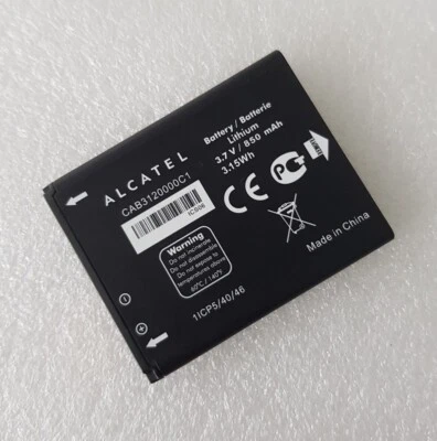 Original Alcatel Akku CAB3120000C1 510A OT-800 OT-710D Batterie Accu Battery A - Image 1 of 2