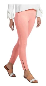 Hue Womens Simply Stretch Ankle-Zip Leggings Size X-Small Color Evening Sand - Picture 1 of 1