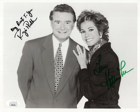 REGIS PHILBIN+KATHIE LEE GIFFORD HAND SIGNED 8x10 PHOTO    SIGNED BY BOTH    JSA Cover
