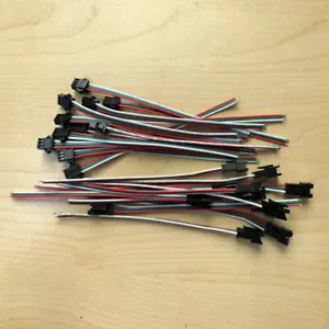 3Pin JST SM Male Female Plug Connector Cable For WS2811 WS2812B LED Strip Lights - Picture 1 of 7