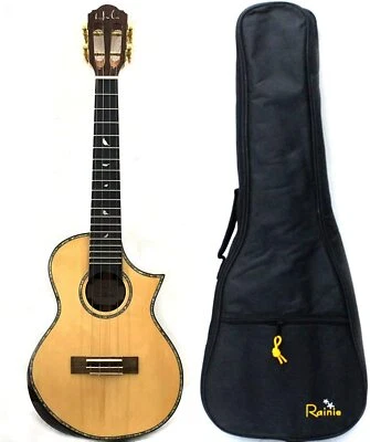 High End All Solid 26'' Tenor Ukulele Top Solid Spruce and Back Rosewood Ukelele - Image 1 of 4