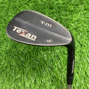 Texan Classics T-III Gunmetal Lob Wedge 60° Wedge Flex Steel Shaft RH 3718 - Picture 1 of 20