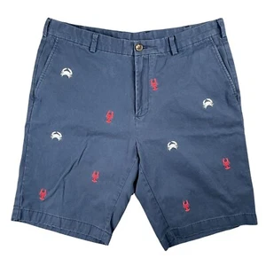 Brooks Brothers 346 Shorts Mens 36 Lobsters Crabs Beach Nautical Everyday Casual - Picture 1 of 8