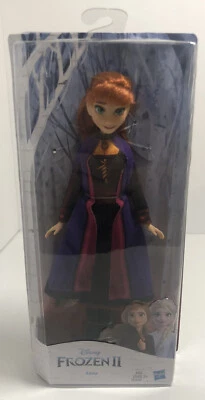 Boneca Disney Frozen 2 Anna 11 em Cabelo Longo Vermelho Frozen 2 Hasbro NOVA Selada - Imagem 1 de 2
