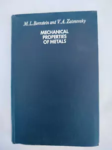 Mechanical Properties of Materials by Bernstein & Zaimovsky, Mir Publishers 1983 - Picture 1 of 17