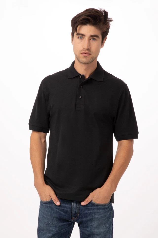 Chef Works Mens Polo Shirt (K500) - Image 1 of 1