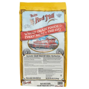 Bob's Red Mill 25 lb. Creamy White Wheat Farina Cereal - Picture 1 of 4