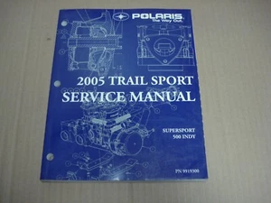 2005 Polaris Trail Sport Snowmobile Service Manual Supersport 500 Indy - Foto 1 di 2