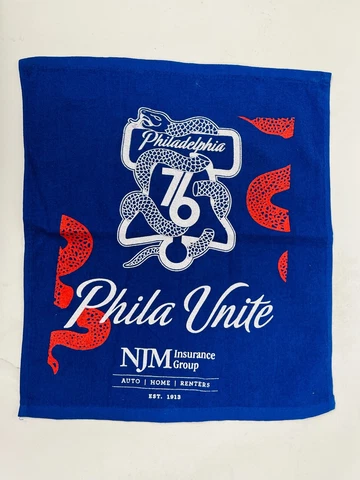 PHILADELPHIA SIXERS 2021 PHILA UNITE PLAYOFF RALLY TOWEL SGA Cover