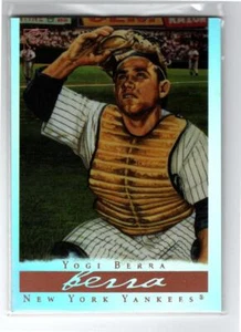 2003 Topps Gallery HOF #60 Yogi Berra Leather Chest (ref 197904) - Picture 1 of 1