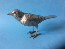ANTIQUE NOVELTY SILVER BIRD PEPPERETTE.