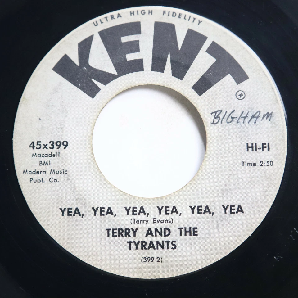 TERRY AND THE TYRANTS - YEA, YEA, YEA, YEA, YEA, YEA / WEEP NO MORE - SOUL 45 Foto 1 de 2