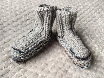 Детские пинетки ручной работы вязание крючком - Изображение 1 из 3