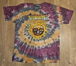 Sublime Shirt Mens Large Purple Tie Dye 40 Oz To Freedom Reggae Rock Ska Punk - Picture 1 of 4