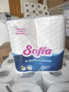 48 Rotoli Carta Igienica 3 Veli Ultra Morbida Toilette Pura Cellulosa - Foto 1 di 6
