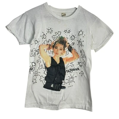True Vintage 1980S Madonna Boy Toy T-Shirt Single Stitch White Retro Pop Art M - Image 1 of 4