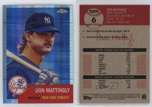 2022 Topps Chrome Platinum Anniversary Prism Refractor Don Mattingly #6