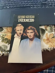 Intermezzo VHS Ingrid Bergman Leslie Howard - Foto 1 di 1